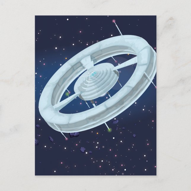 Space Station Postcard (Front)