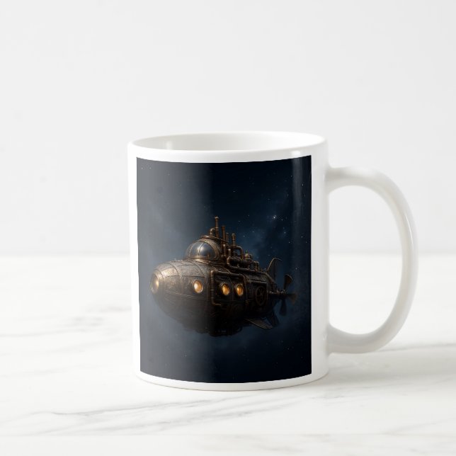 Space submarine coffee mug (Right)