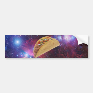 Space Taco Bumper Sticker