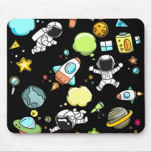Space Theme Mouse Pad