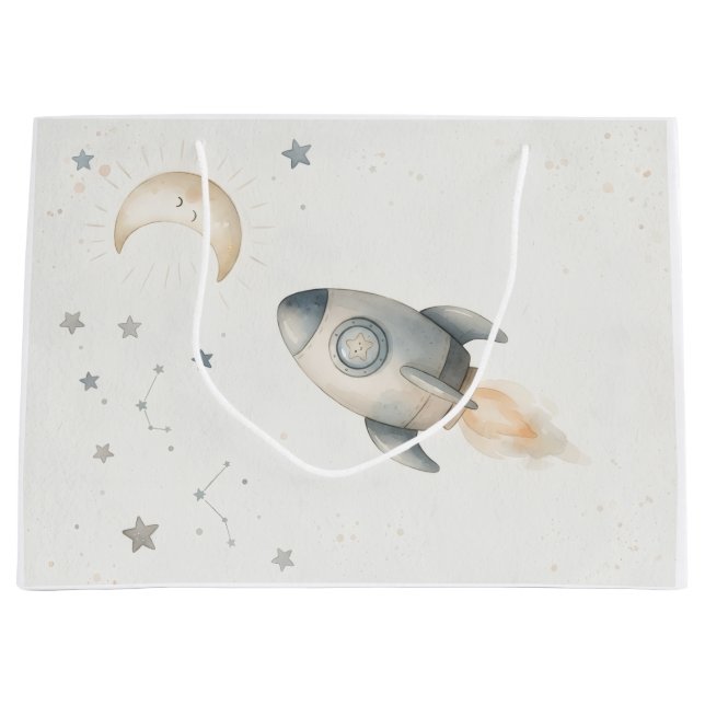 Space Theme Paper Bag for Kids (Front)
