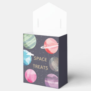 Space Themed Birthday Party Favour Box