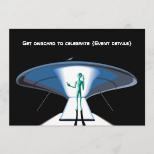 Space Themed Corporate/Adult Party customizable Invitation