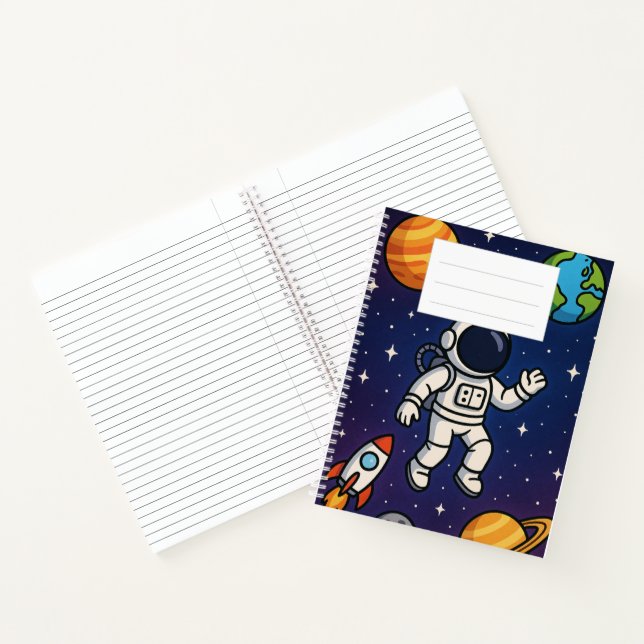 Space-themed  Notebook (Inside)