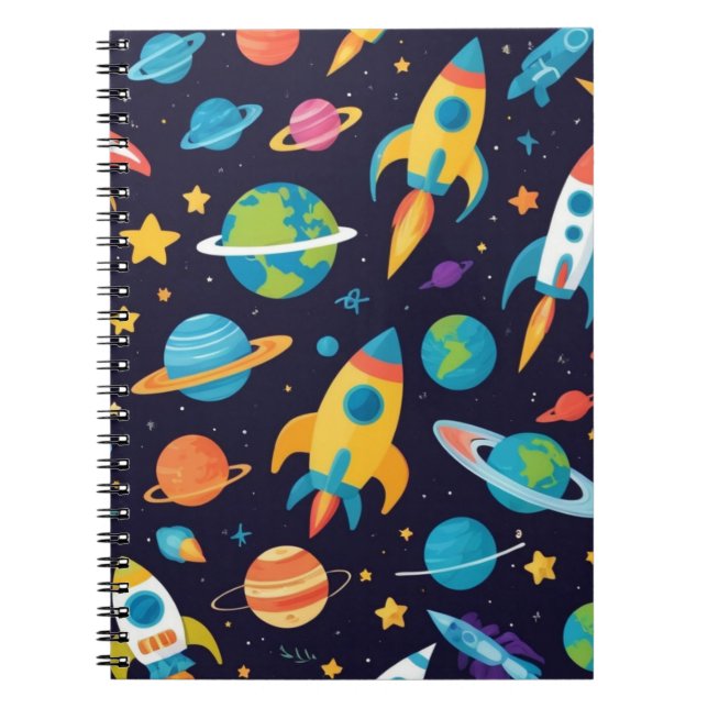 Space themed  notebook (Front)