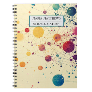 Space themed planets custom Spiral Photo Notebook