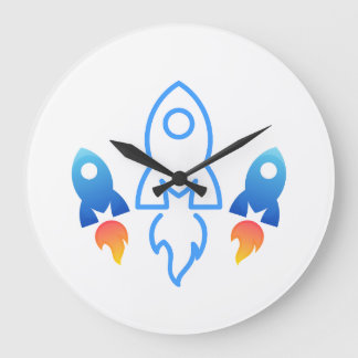 Space Themed Wall Clock