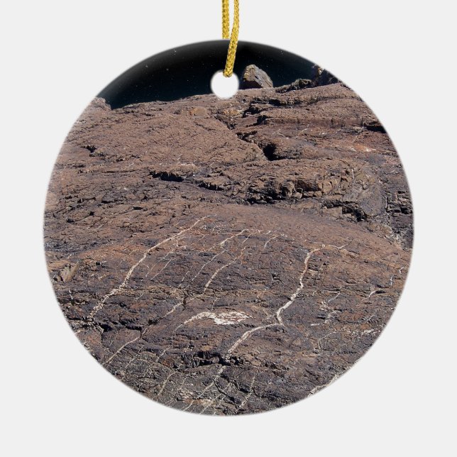 Space To Climb Ceramic Ornament (Front)