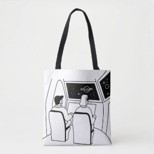 space tourism experience, passengers tote bag