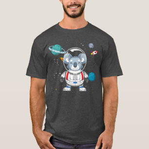 Space Travel Australia Animal Universe Zoo Koala A T-Shirt