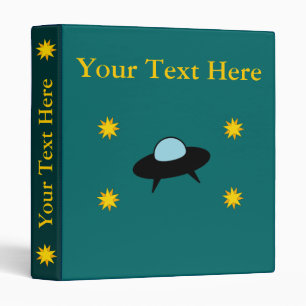 Space Travel Customizable Binder