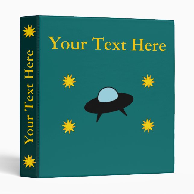 Space Travel Customizable Binder (Front/Spine)