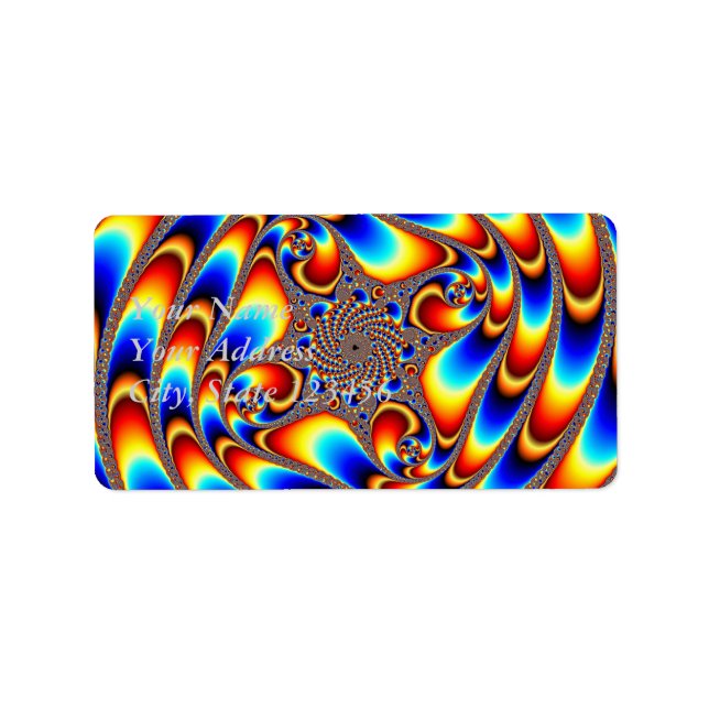 Space Travel - Fractal Label (Front)