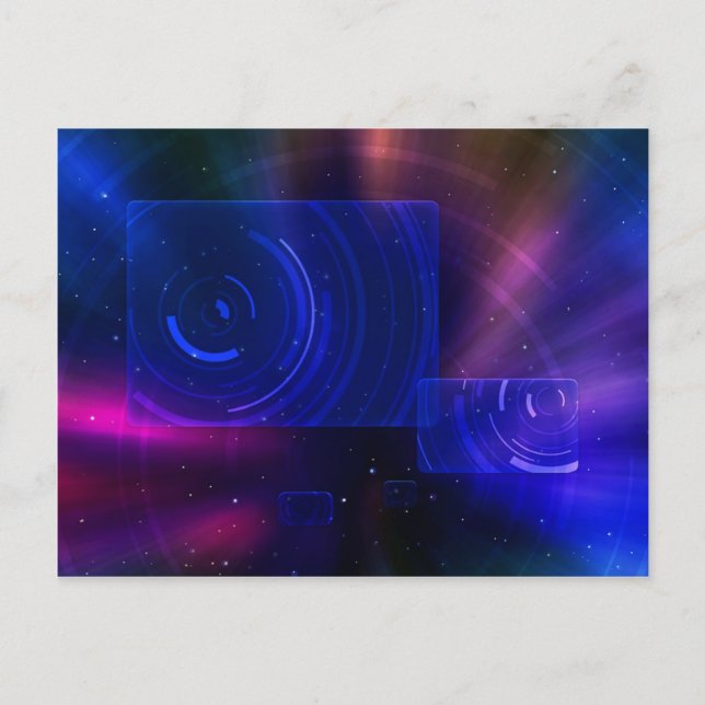 Space Travel Postcard (Front)