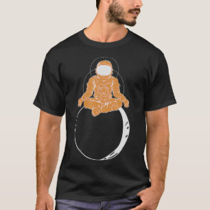Space Travel Yoga Cosmonaut Astronomy Science Astr T-Shirt