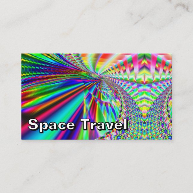 Space Travel (you may change the words) Business Card (Front)