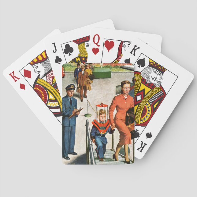 Space Traveller Playing Cards (Back)