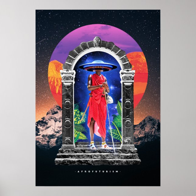 Space Ufo Alien Poster (Front)
