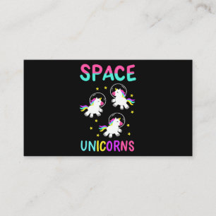 Space Unicorn I Cute Unicorn I Girl Unicorn 2 Business Card