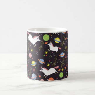 space unicorns coffee mug