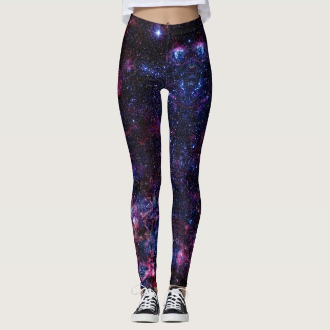 Space Universe - Power Yoga Leggings (Front)