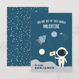 Space Valentine Card