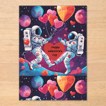 Space Valentine invitation Out-of-This-World Love