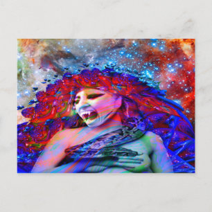 Space Vampire Postcard