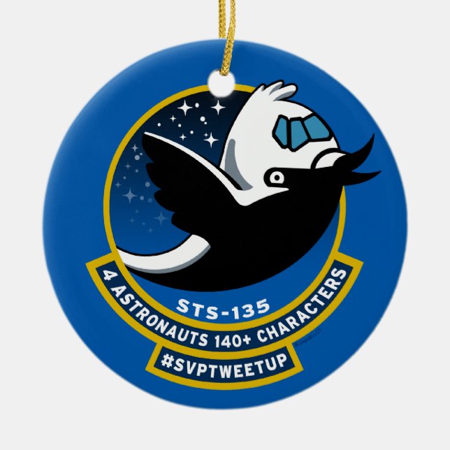 Space View Park Tweetup Ornament (Front)