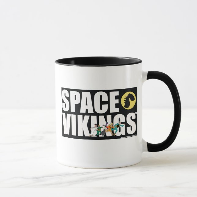 Space Vikings Bold Face Mug (Right)