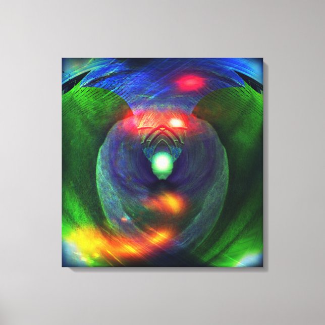 Space Wars / Bird Of Prey Wrapped Canvas (Front)