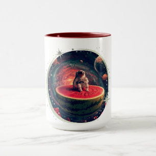 Space Watermelon Astronaut Mug