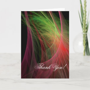 Space Wave Thank You Card