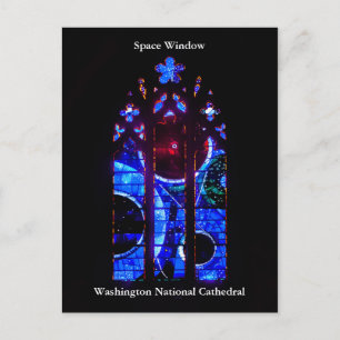 Space Window at Washington National Cathedral Postcard