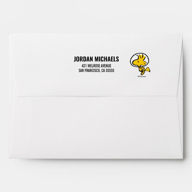 SPACE | Woodstock Astronaut Envelope (Back (Top Flap))