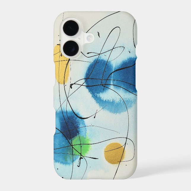 Space x Abstract Art iPhone Case (Back)