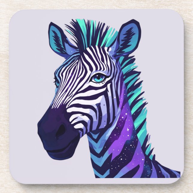 Space Zebra Coaster (Front)