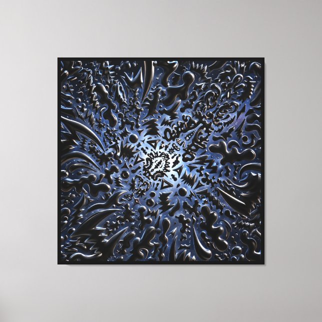 Space Zip Canvas Print (Front)
