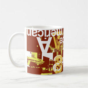 SpaceAmerican in red Coffee Mug