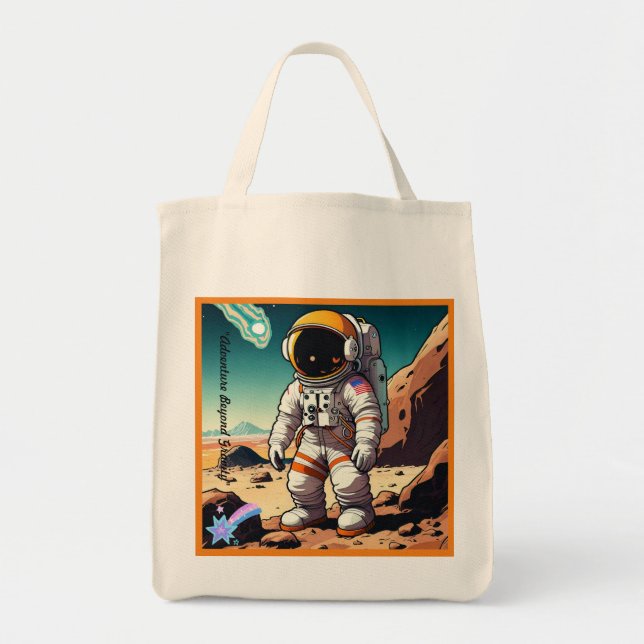 "Spacebound Adventures" Tote Bag (Front)