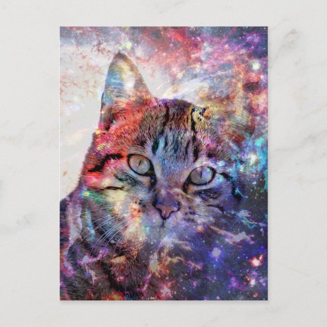 SpaceCat Postcard (Front)