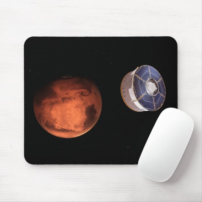 Spacecraft Carrying The Perseverance Rover Mouse Pad (With Mouse)