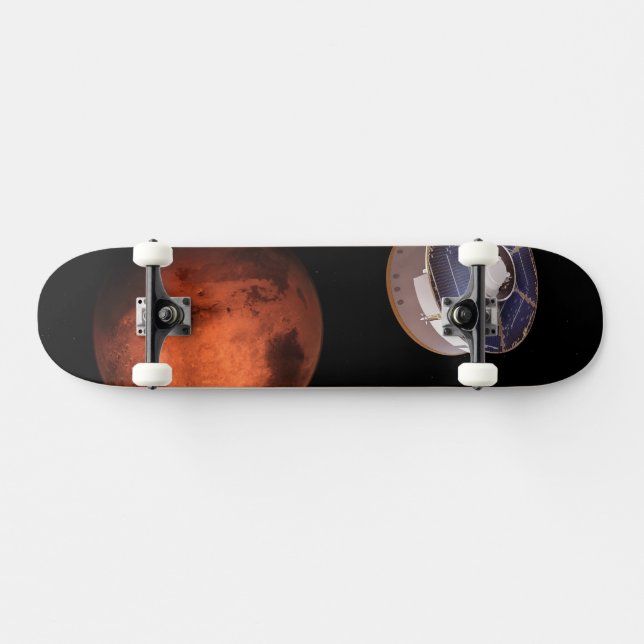 Spacecraft Carrying The Perseverance Rover Skateboard (Horz)