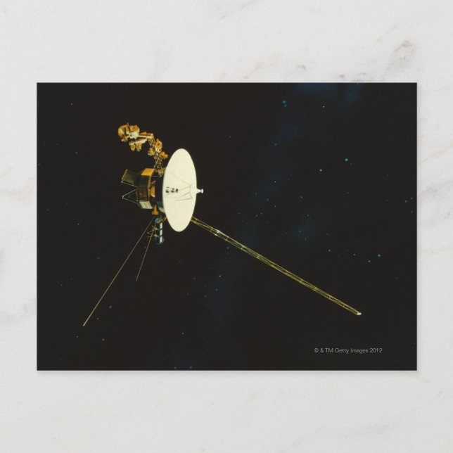 Spacecraft in Space Postcard (Front)