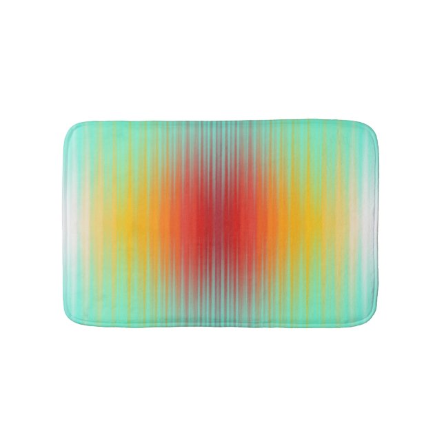 Spacecraft Reentry Plasma Field Colours Abstract  Bath Mat (Front)