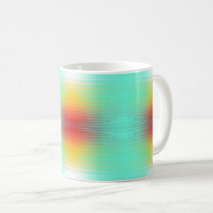 Spacecraft Reentry Plasma Field Colours Abstract Coffee Mug