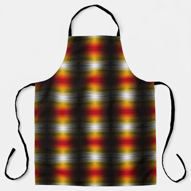 Spacecraft Reentry Plasma Field Colours Pattern Ar Apron (Front)
