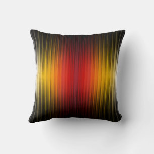Spacecraft Reentry Plasma Field Colours Pattern Ar Throw Pillow