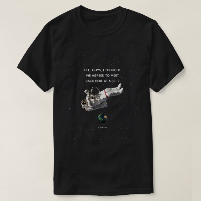 Spaced - A MisterP Shirt (Design Front)