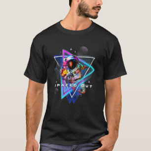 Spaced Out Astronaut Aesthetic Vaporwave Outer Spa T-Shirt